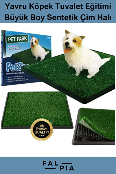 Genel Markalar Özel Seri 3 Tabakalı Kolay Temizlenir Etkili Yavru Köpek Tuvalet Eğitimi Büyük Boy Sentetik Çim Halı