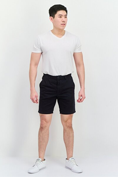 French Connection Men Solid Chino Shorts, Navy