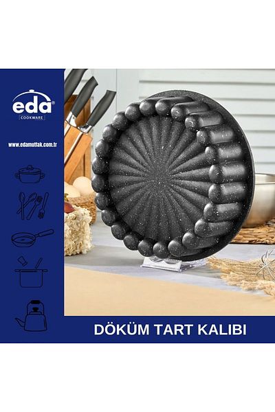 Eda 26 cm Gray Granite Coating - Sectional Corer Mold