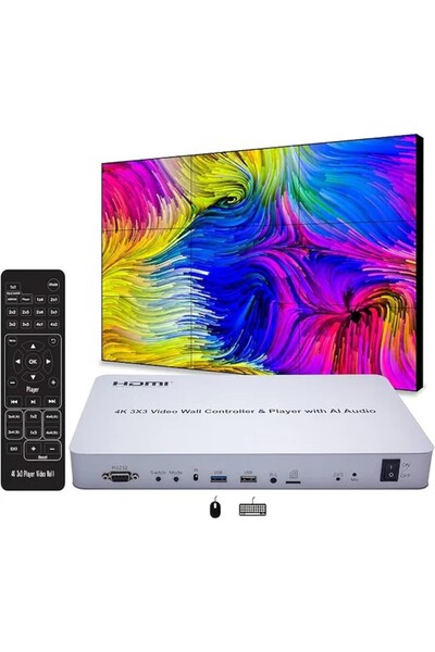 ST-HVW 4K 3X3 HDMI VIDEO WALL CONTROLLER