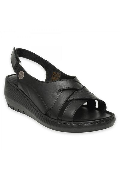 Mammamia D25Ys-2510Z Daily Black Women's Sandals