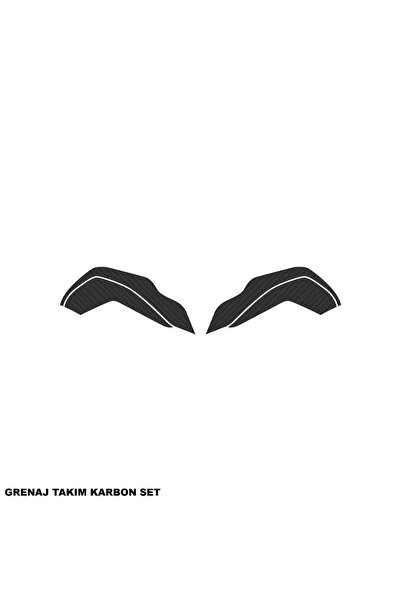 Motiker CFMOTO 250NK KARBON STICKER SET GRENAJ TAKIM PARÇALI KAPLAMA ETİKET M...