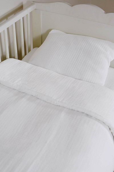 Joyous Mom Kids 4 Layers Muslin Baby Bedding Set Organic Baby Sleeping Set Crib Duvet Cover Cotton Baby Duvet Cover Set