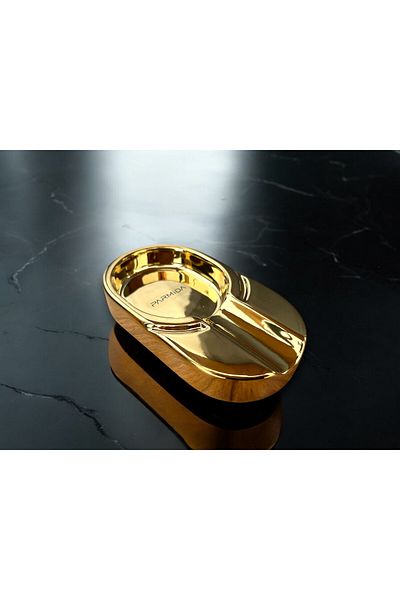 Parmida Pkl0201 Gold Metal Cigar Ashtray
