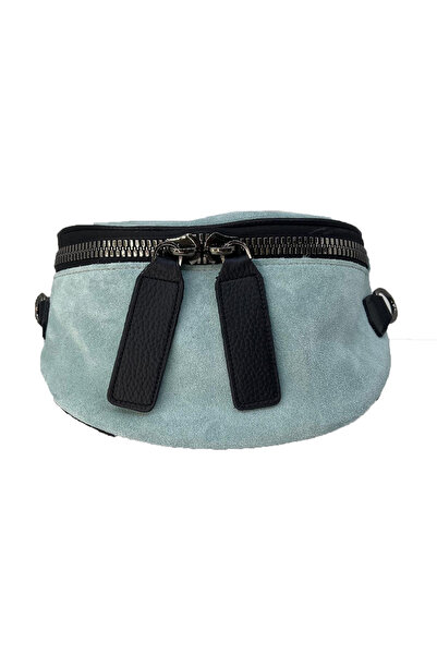 HBS GEANTĂ ALBASTRĂ 100% din piele naturală (bady bag)