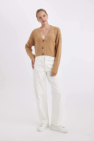 DeFacto Cardigan Camel