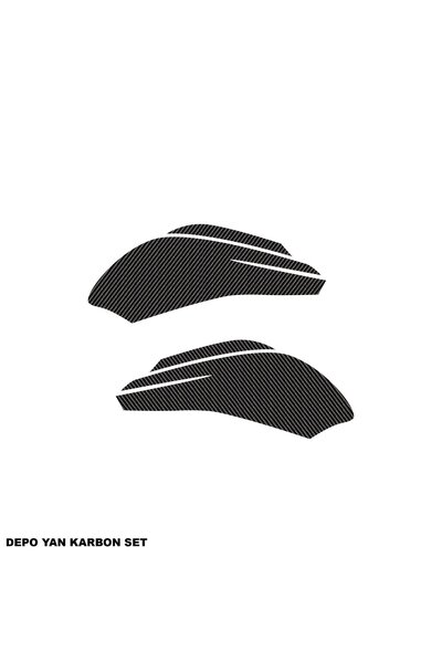 Motiker CFMOTO 250SR KARBON STICKER SET DEPO YAN PARÇALI KAPLAMA ETİKET MODELİ