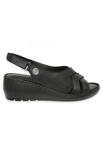 Mammamia D25Ys-2510Z Daily Black Women's Sandals