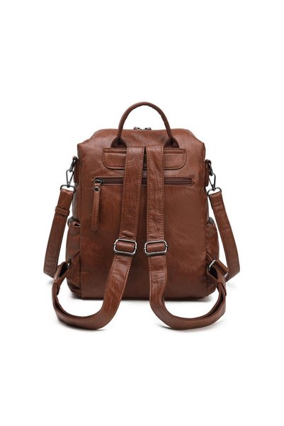 BARCELONA 21K Washed Leather Backpack Women's Bag 21-K Barcelona 1909