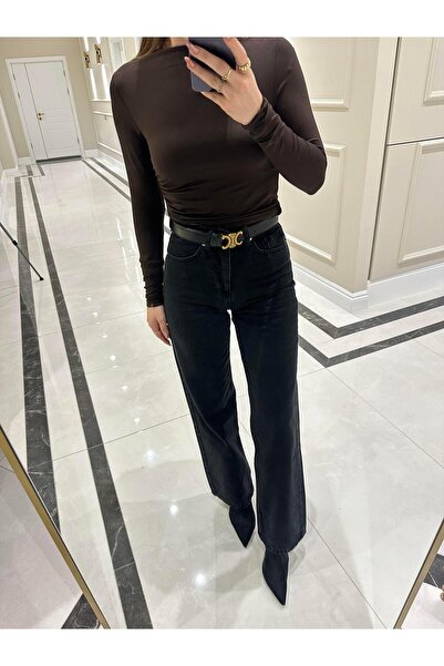 CKBUTİK Antrasit ZR Straight Jean