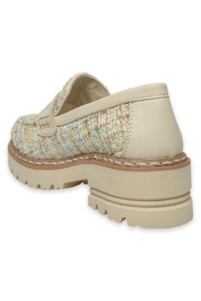 Mammamia D25Ya-3655 Günlük Krem Kadın Ayakkabı