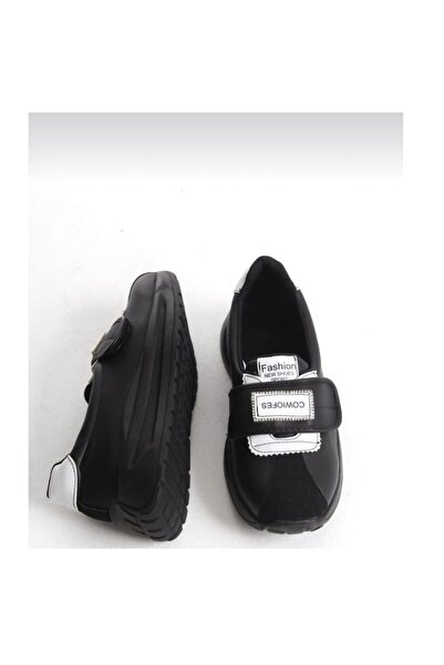 Etna Kadın Cırtlı Babet Spor 4 Cm Kalın Taban Ortapedik  Spor Ayakkabı