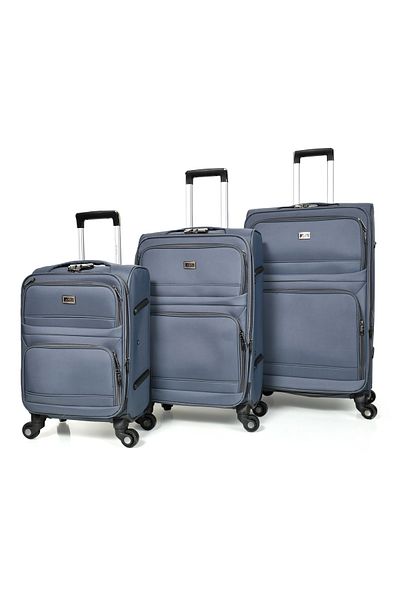 MORANO Morano 3 Pieces Canvas Luggage Set 28/24/20 Inch