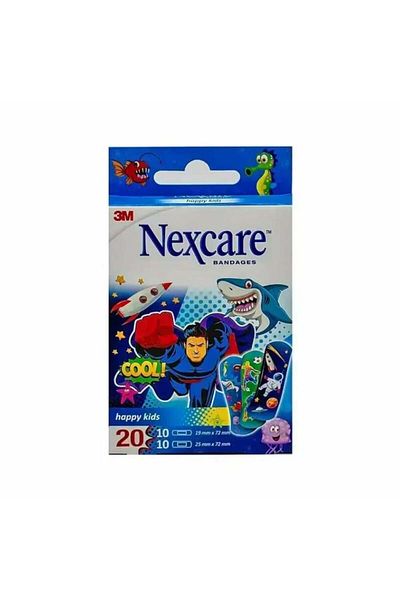 Nexcare 3M NEXCARE HAPYKIDS PLST COOL ASS 20PCS