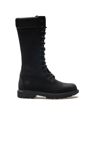 Cat Genuine Leather Women's Casual Boots - 36-40 Black Nubuck 22K Clovis Hi Z