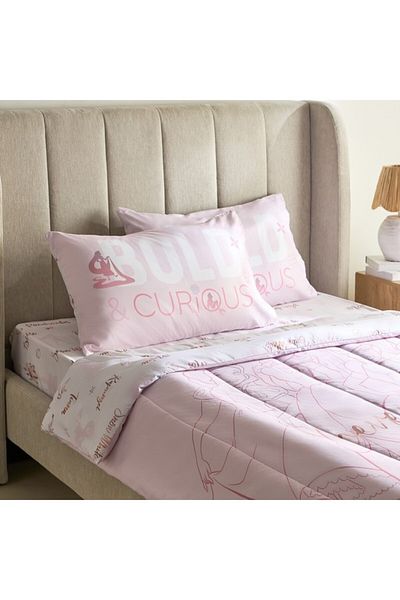 Home Box Princess Never Stop Dreaming 2-Piece Twin Comforter Set 160x220 cm
