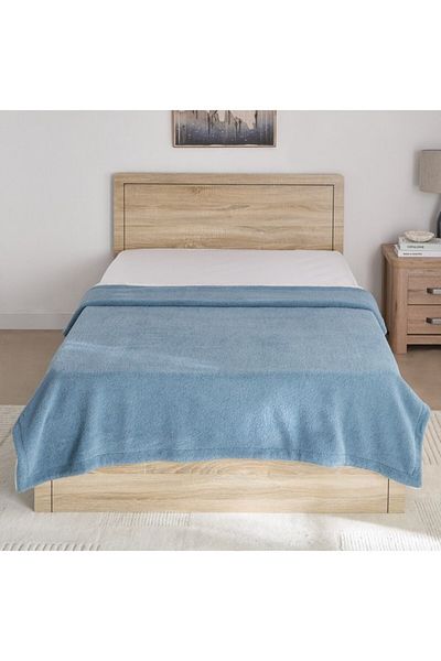 Home Box Logan Teddy Double Layer Twin Blanket 150x200 cm