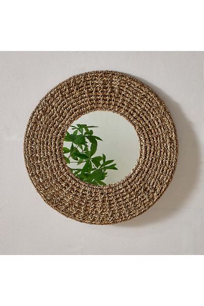 Home Box Belmonte Water Hyacinth Mirror 60 cm
