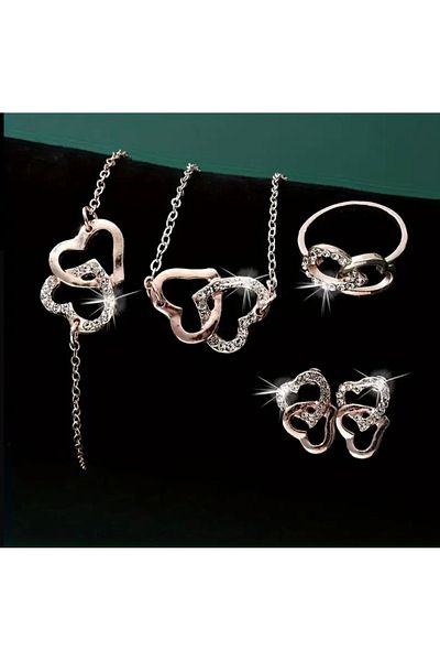 OzzTakı Our Hearts Are One Jewelry Set