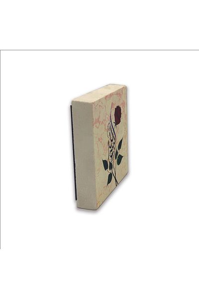 Sadrazam Magnet din piatră naturală imprimat Bismillah 5x5 Kh-10
