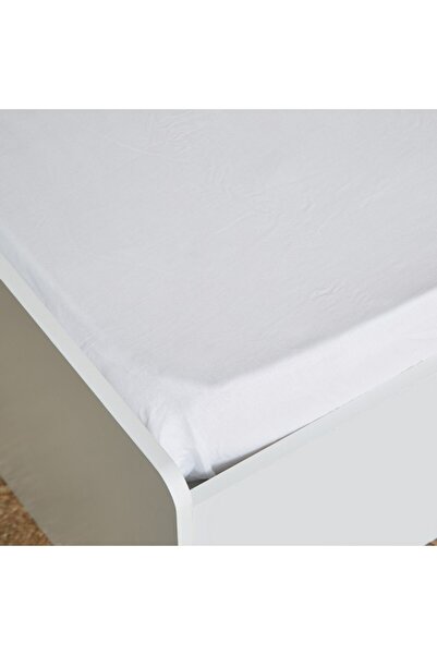 Home Box Ballina Solid Cotton Single Fitted Sheet 90x200+33 cm