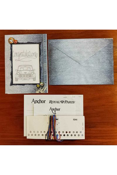 Anchor DIY Greeting Card Cross Stitch Embroidery Kit 21X14.8Cm