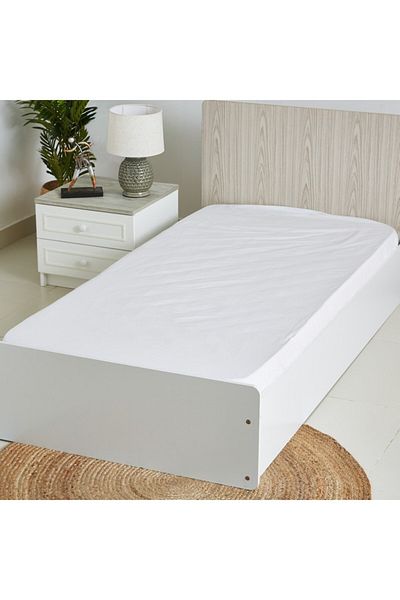 Home Box Ballina Solid Cotton Single Fitted Sheet 90x200+33 cm
