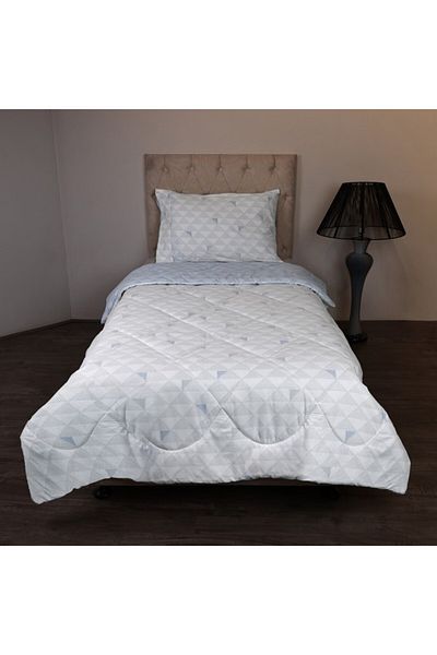 Home Box Malta 2-Piece Pixel Printed Cotton Twin Comforter Set 160x220 cm