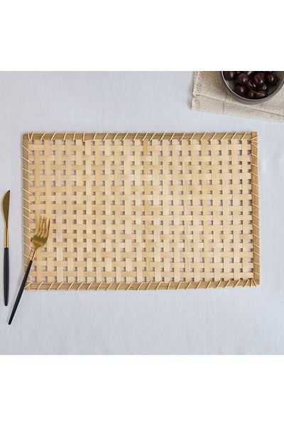 Home Box Bamboo Weave Placemat 30x45 cm