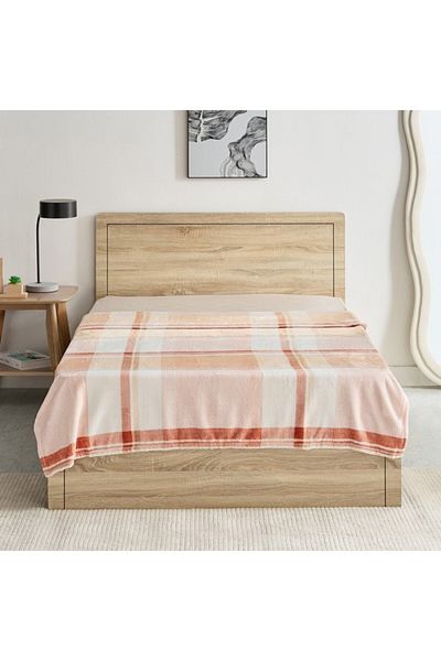 Home Box Matrix Seth Printed Flannel Twin Blanket 140x200 cm