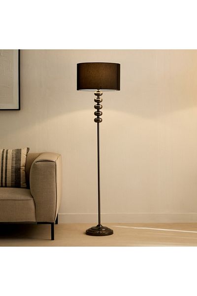Home Box Deme Armel Metal Floor Lamp with Fabric Shade 162 cm