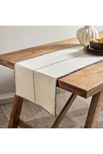 Home Box Naturio Stitch Table Runner 40x120 cm