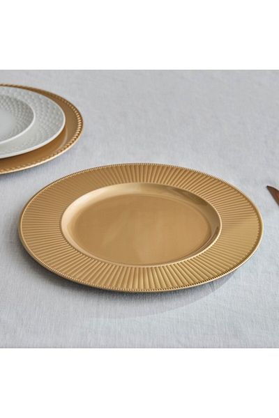 Home Box Naz Stripe Charger Plate 33 cm