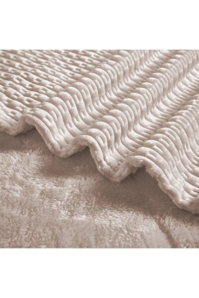 Home Box Bern Milo 2-Piece Embossed Flannel Twin Comforter Set 150x220 cm