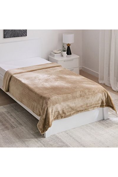 Home Box Snugsoft Flannel Double Layer Twin Blanket 150x200 cm