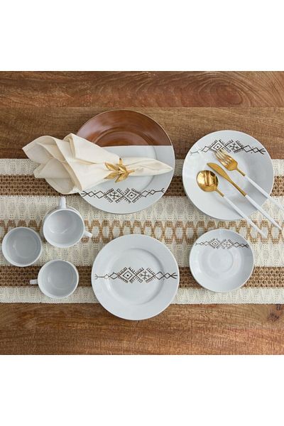Home Box Atlanta 20-Piece Ethno Chic Dinner Set