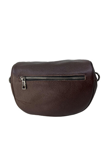 HBS Bag Brown 100% Real Leather Waist Bag (Bady Bag)