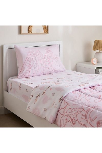 Home Box Princess Pretty Faces 2-Piece Single Comforter Set 135x220 cm