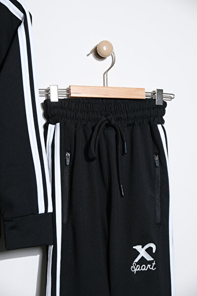 Pina Kids Unisex Dalgıç Kumaş Spor  Çocuk Eşofman Takımı ESF.2525