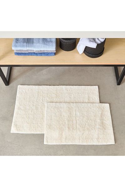Home Box Ever Eco 2-Piece Cotton Viscose Bathmat Set