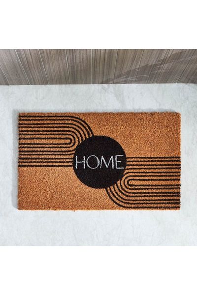 Home Box Home Printed PVC Back Coir Doormat 45x75 cm