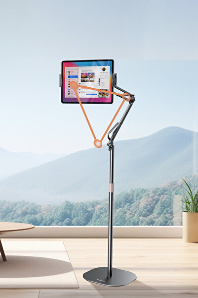 XINMENG Βάση τηλεφώνου με τρίποδο ζωντανής μετάδοσης με ρυθμιζόμενο κλιπ 360 μοιρών