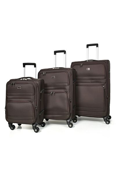 MORANO Morano 3 Pieces Canvas Luggage Set 28/24/20 Inch