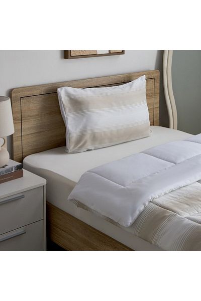 Home Box Verve 2-Piece Yarn Dyed Microfiber Single Comforter Set 135x220 cm