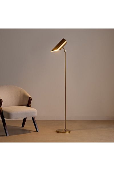Home Box Rollins Metal Floor Lamp with Metal Shade 160 cm