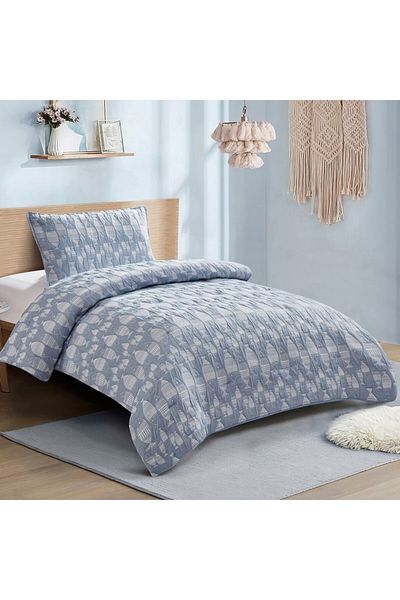 Home Box Sea World Fishes 2-Piece Single Comforter Set 135x220 cm