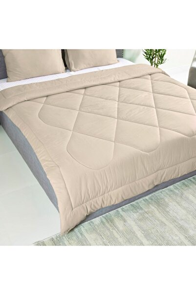 Home Box Ballina 3-Piece Solid Cotton Queen Comforter Set 200x240 cm