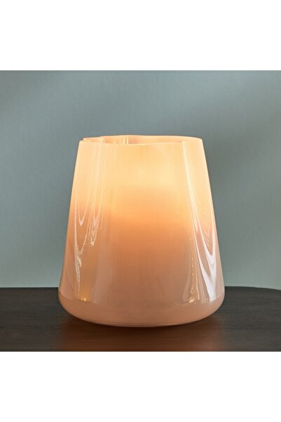 Home Box حامل شموع زجاجي من أودن 17.1x16.9x18.1 سم