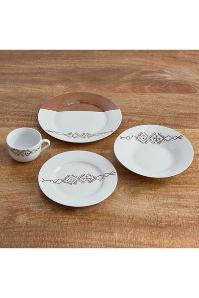 Home Box Atlanta 20-Piece Ethno Chic Dinner Set