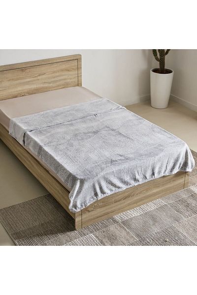 Home Box Matrix Remi Printed Flannel Twin Blanket 140x200 cm